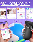 5IN1 Mouth Rose Sucking Vibrator Rose Sex Toy, 10 Tongue Licking, New APP
