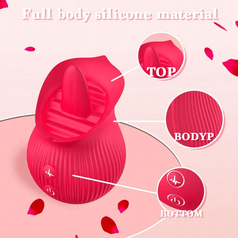 the rose sex toy Full body silicone material