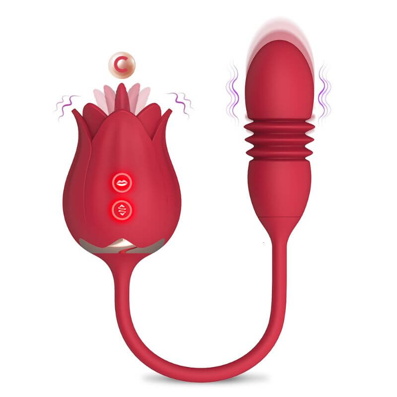 The Rose Sexual Toy Dual Stimulation Multiple Modes RoseZoe The Rose Sexual Toy Dual Stimulation Multiple Modes RoseZoe