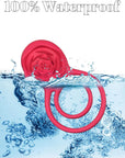 Vibrating Cock Ring with Rose Clitoral Stimulator