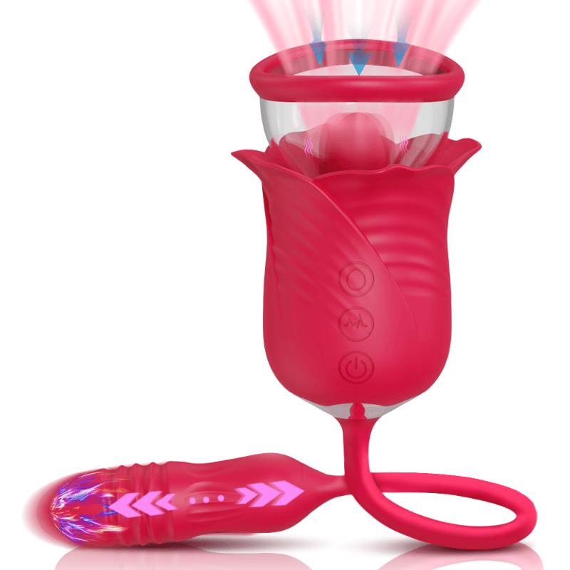 Womens Rose Toy | 10 Tail Thrusting Modes RoseZoe Womens Rose Toy | 10 Tail Thrusting Modes RoseZoe