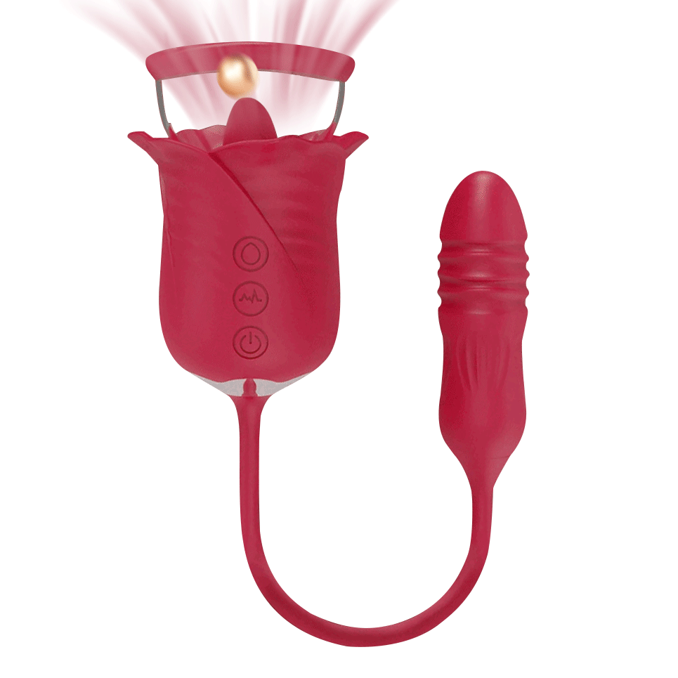 Womens Rose Toy | 10 Tail Thrusting Modes RoseZoe Womens Rose Toy | 10 Tail Thrusting Modes RoseZoe