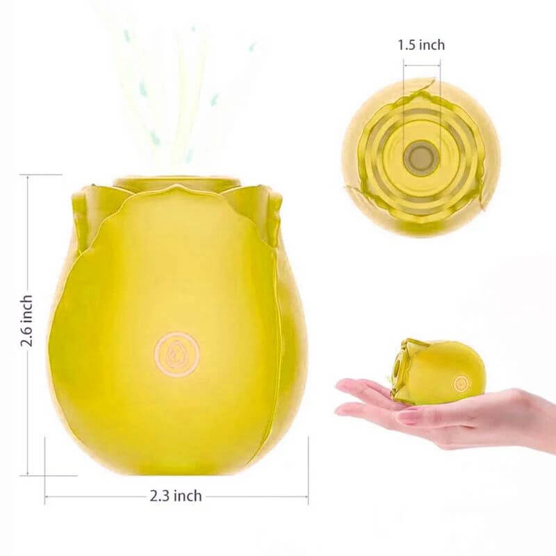 Yellow Rose Toy Efficient Magnetic Charging RoseZoe Yellow Rose Toy Efficient Magnetic Charging RoseZoe
