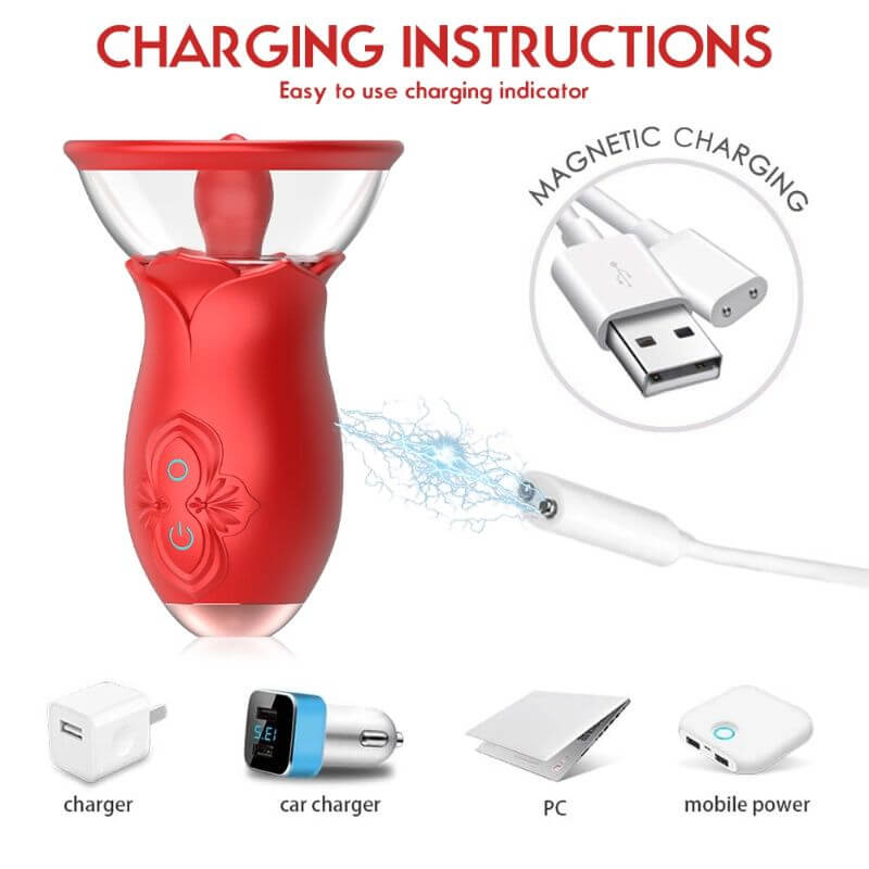 CHARGING INSTRUCTIONS Easy to use charging indicator