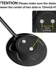Black Rose Toy Charger - Magnetic USB Charging Dock Station - 2.6Ft