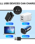 Black Rose Toy Charger - Magnetic USB Charging Dock Station - 2.6Ft