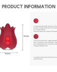 The Rose Snatcher Breast Massage Tongue Vibrator