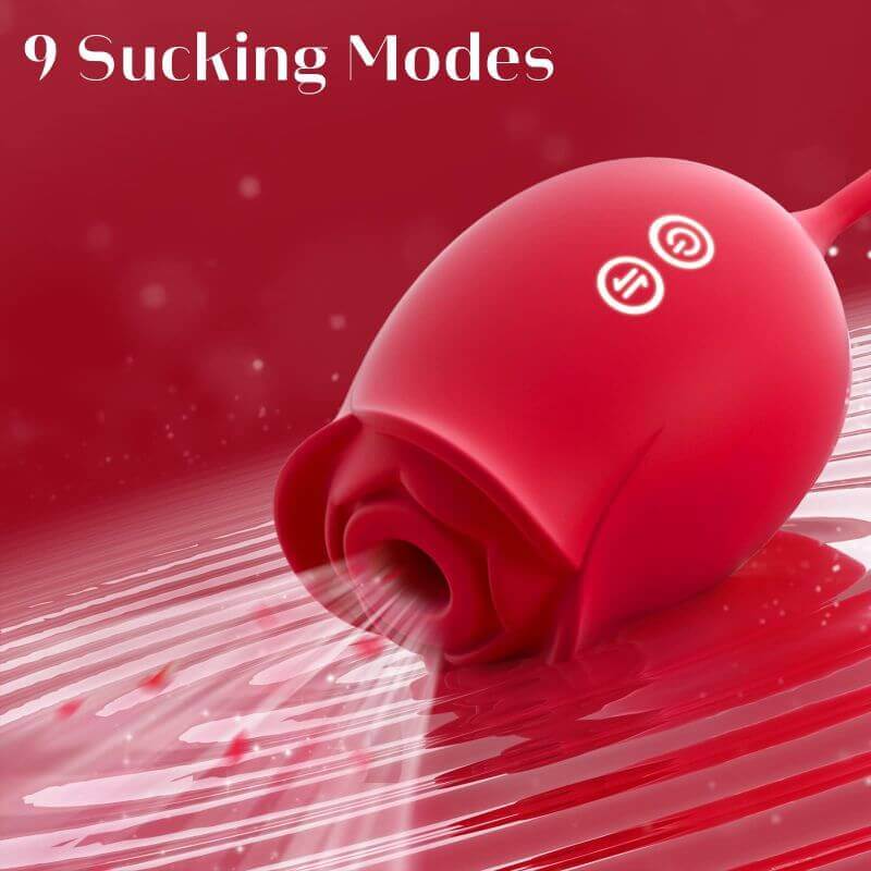 Love Flower Rose Toy | Sucking & Thrusting G Spot Dildo RoseZoe Love Flower Rose Toy | Sucking & Thrusting G Spot Dildo RoseZoe