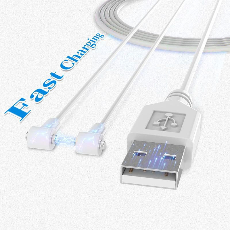 Electrode Automatic Matching : Both ports of the charging cable are equipped with positive and negative electrodes.