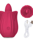 Rose Toy Thick Tongue Vibrator
