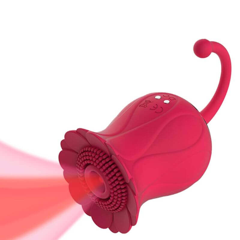 Flower Sex Toy -Tongue Licking Mini Clitoral Vibrator RoseZoe Flower Sex Toy -Tongue Licking Mini Clitoral Vibrator RoseZoe