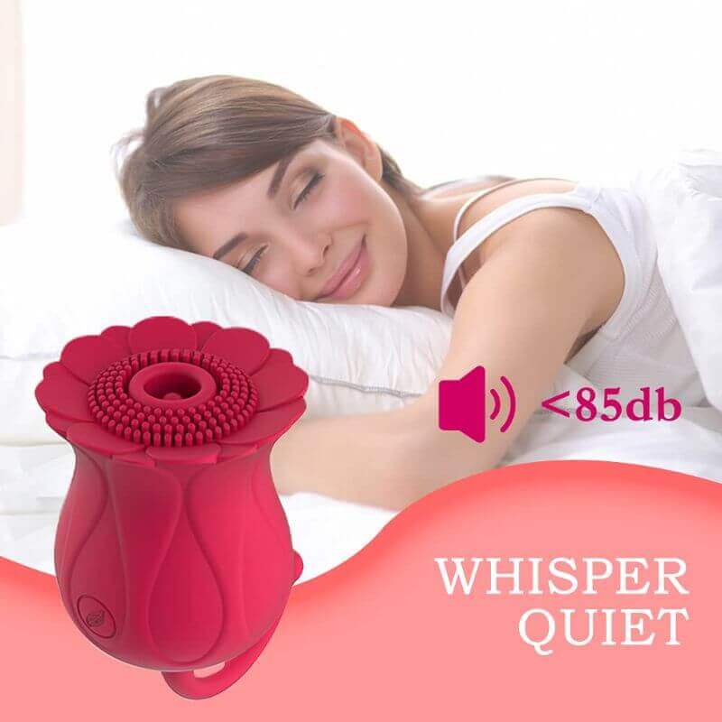 Flower Sex Toy -Tongue Licking Mini Clitoral Vibrator RoseZoe Flower Sex Toy -Tongue Licking Mini Clitoral Vibrator RoseZoe