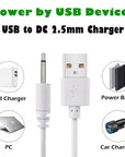USB to DC 2.5mm Charger For Rose Toy