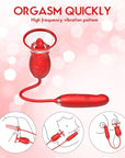 Rose Toy with Thrusting Dildo