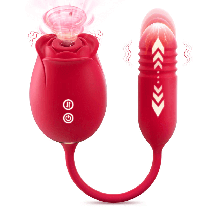 Love Flower Rose Toy | Sucking & Thrusting G Spot Dildo RoseZoe Love Flower Rose Toy | Sucking & Thrusting G Spot Dildo RoseZoe