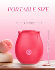 size 2.6 x 2.4 red rose toy