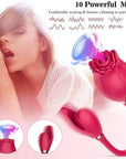 Rose Toy Deluxe - 10 Suction Modes And 10 Vibrating Patterns