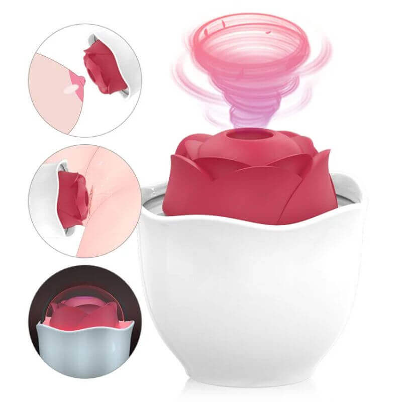 Rose Sexual Toy with LED Nightlight - Waterproof RoseZoe Rose Sexual Toy with LED Nightlight - Waterproof RoseZoe