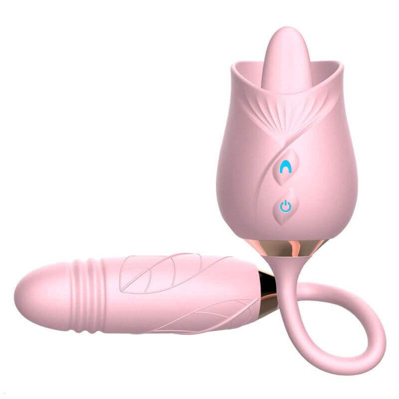 Licking Rose Toy with Dildo Rose Sex Toy for Women RoseZoe Licking Rose Toy with Dildo Rose Sex Toy for Women RoseZoe