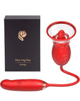 Rose Toy with Thrusting Dildo