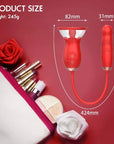 Rose Toy with Thrusting Dildo