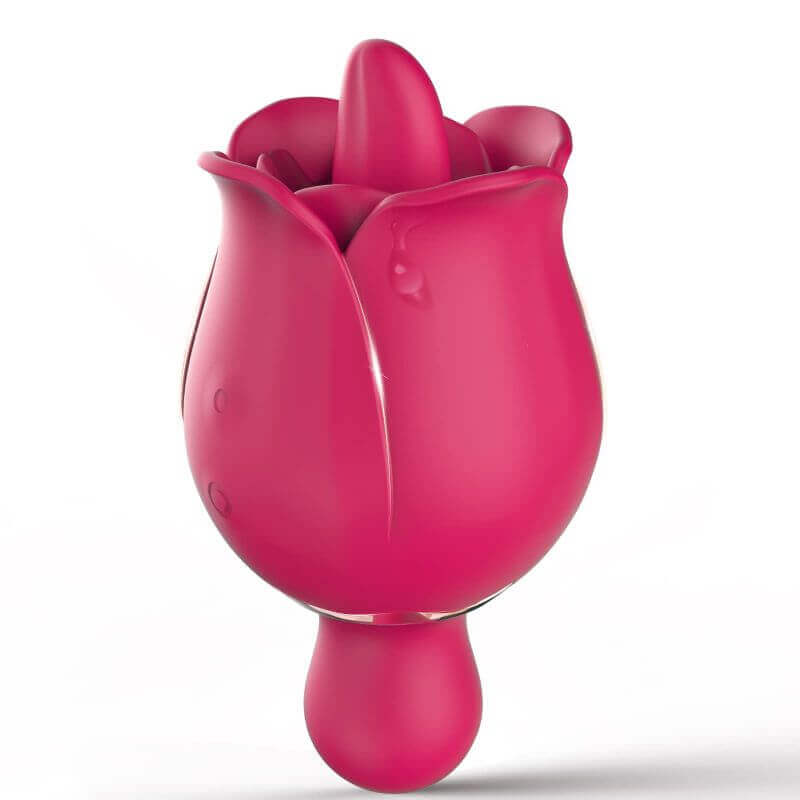 Rose Vibrator | Clitoral Tongue Licking Toy with 9 Modes RoseZoe Rose Vibrator | Clitoral Tongue Licking Toy with 9 Modes RoseZoe