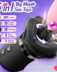 5IN1 Mouth Rose Sucking Vibrator Rose Sex Toy, 10 Tongue Licking, New APP