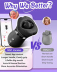 5IN1 Mouth Rose Sucking Vibrator Rose Sex Toy, 10 Tongue Licking, New APP
