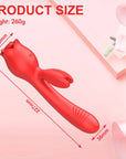 rabbit vibrator rose toy size