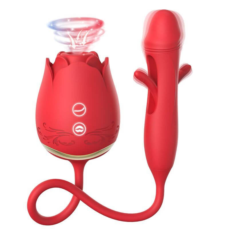 Rose Sex Toys Sucking Vibrator