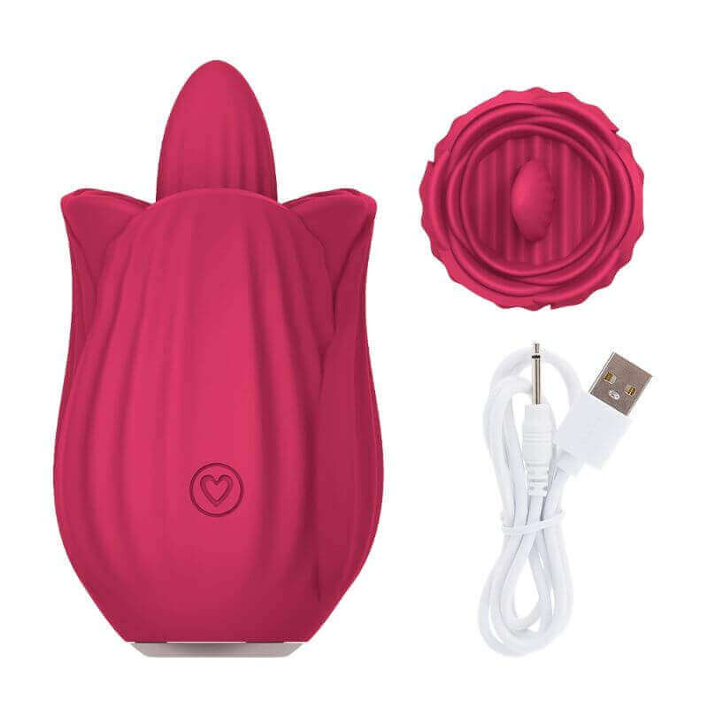 Rose Toy 2.0 Thick Tongue Vibrator – Rose Vibrator for Women