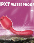 Rose Toy Wand For Women Waterproof IPX7