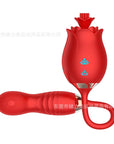 Rose Toy With Vibrating Dildo