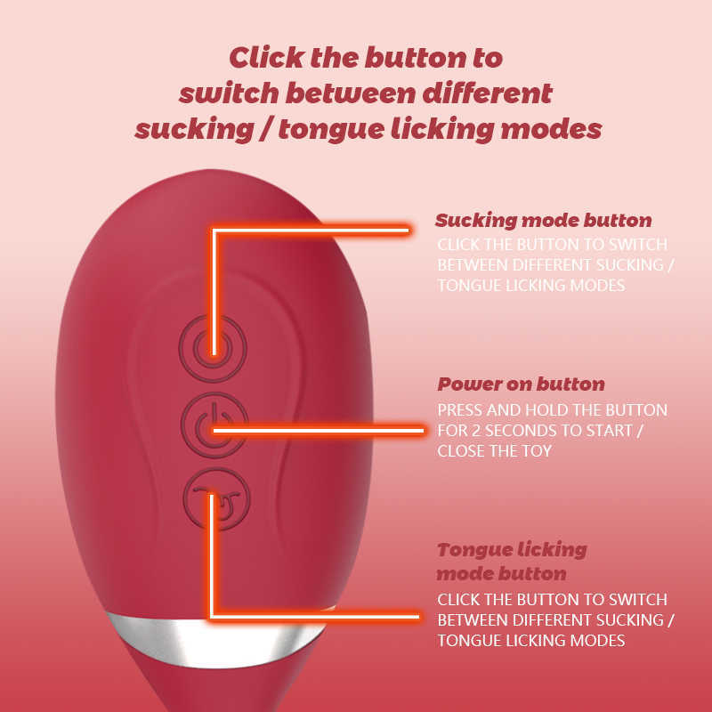 Rose Vibrator 10 licking modes