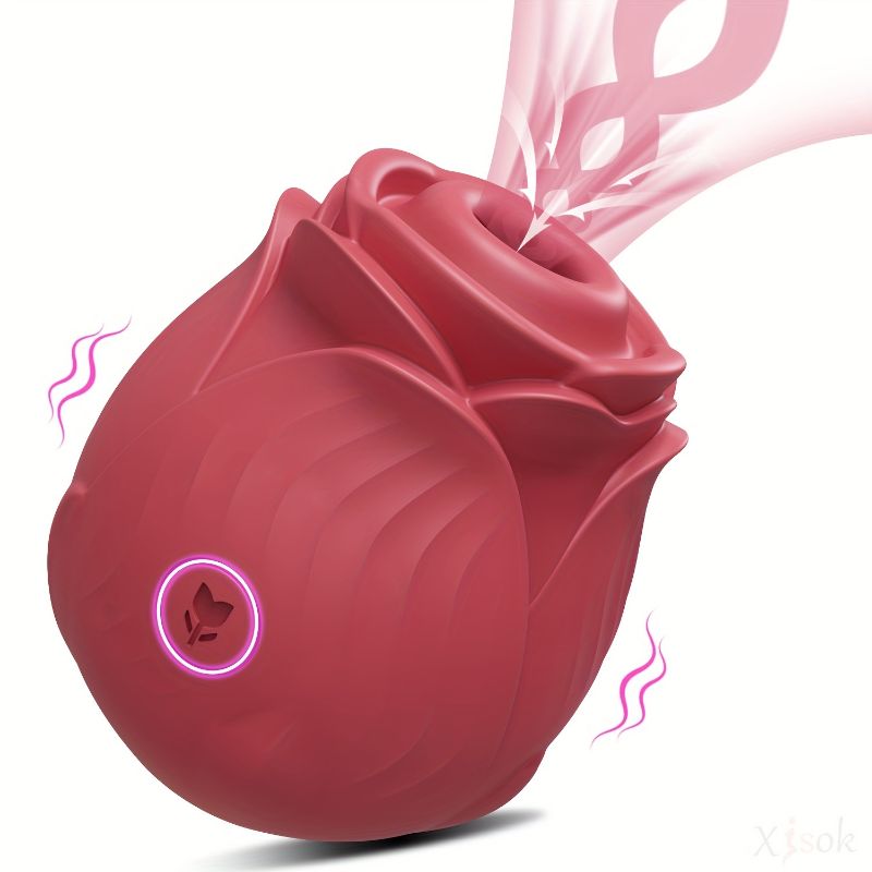Red Rose Vibrator Sex Toy For Women