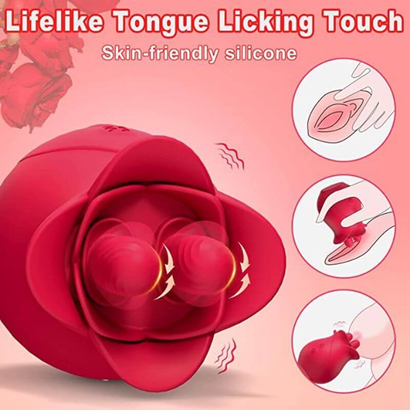 Rose Sucker Toy - 10 Vibration Modes RoseZoe Rose Sucker Toy - 10 Vibration Modes RoseZoe