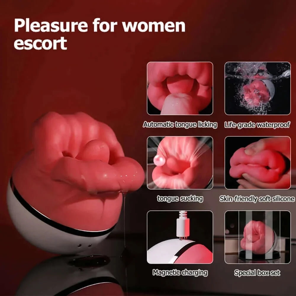 Big Mouth Rose Toy Tongue Licker