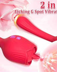 Dora Plus dual-contact feature graphic showing the curved vibrating stem and the projecting tongue in its rose head