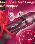 Cock Ring With Rose Clit Vibrator for Couples
