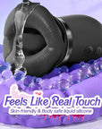 5IN1 Mouth Rose Sucking Vibrator Rose Sex Toy, 10 Tongue Licking, New APP