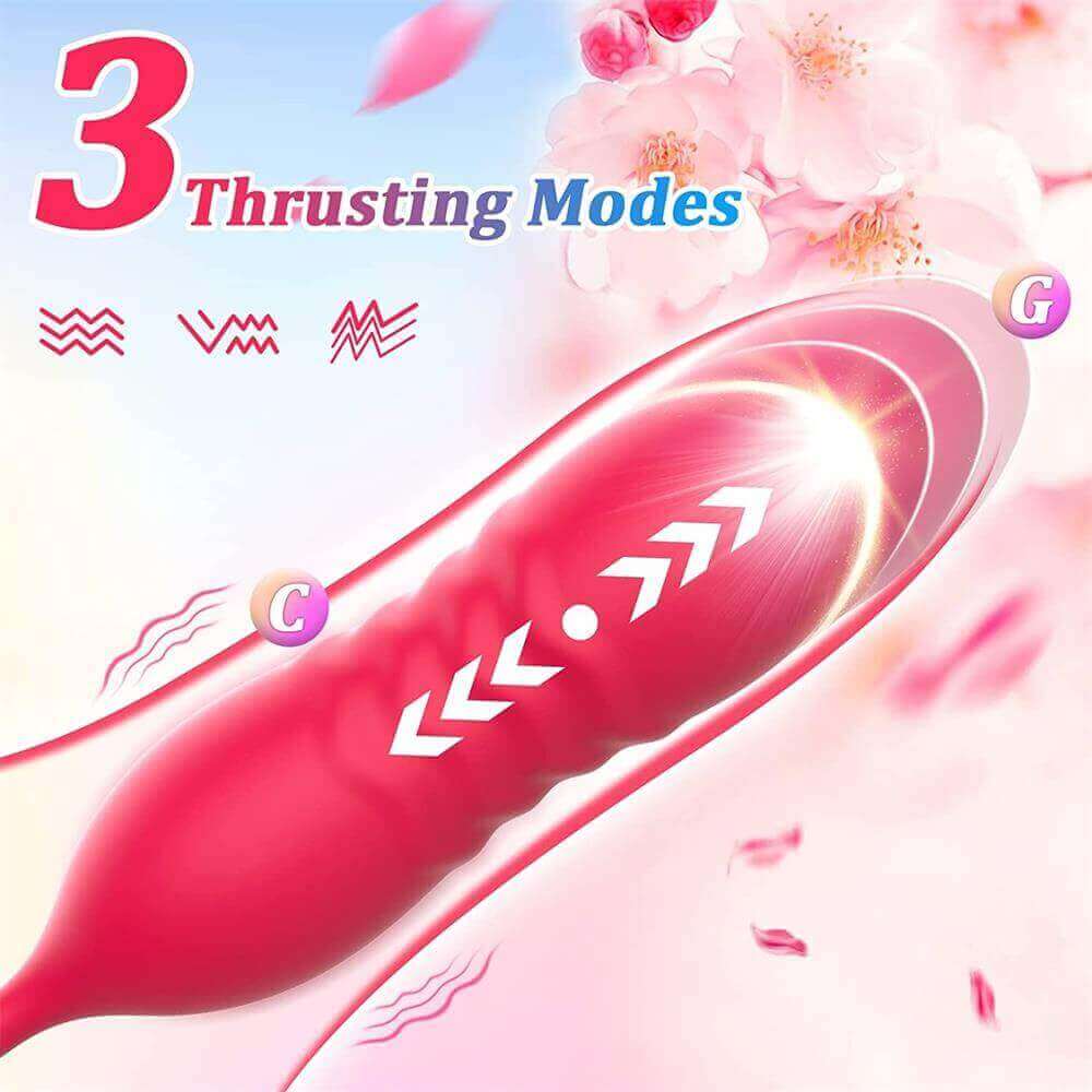 Fiona Plus textured connected egg feature graphic showing three thrusting modes with movement arrows along its rounded ribbed body