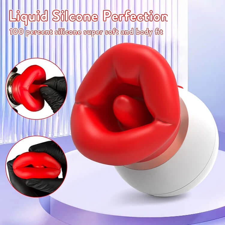 3 In 1 Rose Tongue-licking &amp; Suction Vibrator