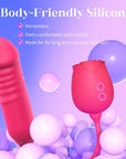 New Rose Clit Sucking Toy Dildo G-spot Vibrator