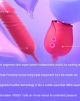New Rose Clit Sucking Toy Dildo G-spot Vibrator