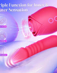 New Rose Clit Sucking Toy Dildo G-spot Vibrator