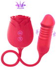 New Rose Clit Sucking Toy Dildo G-spot Vibrator