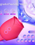 New Rose Clit Sucking Toy Dildo G-spot Vibrator