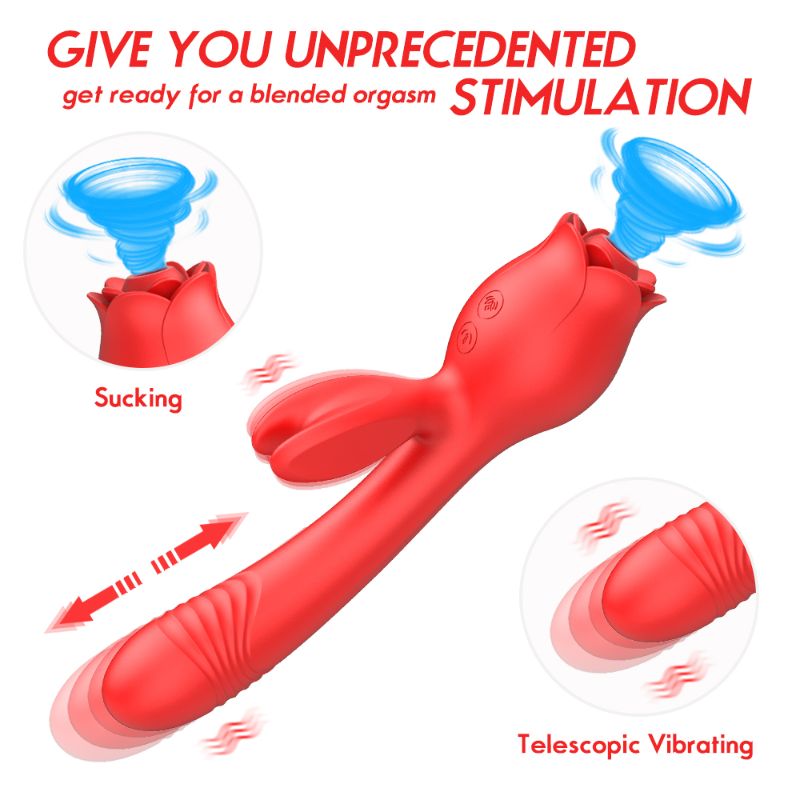 rabbit vibrator rose toy GIVE YOU A DIFFERENT PLEASURE