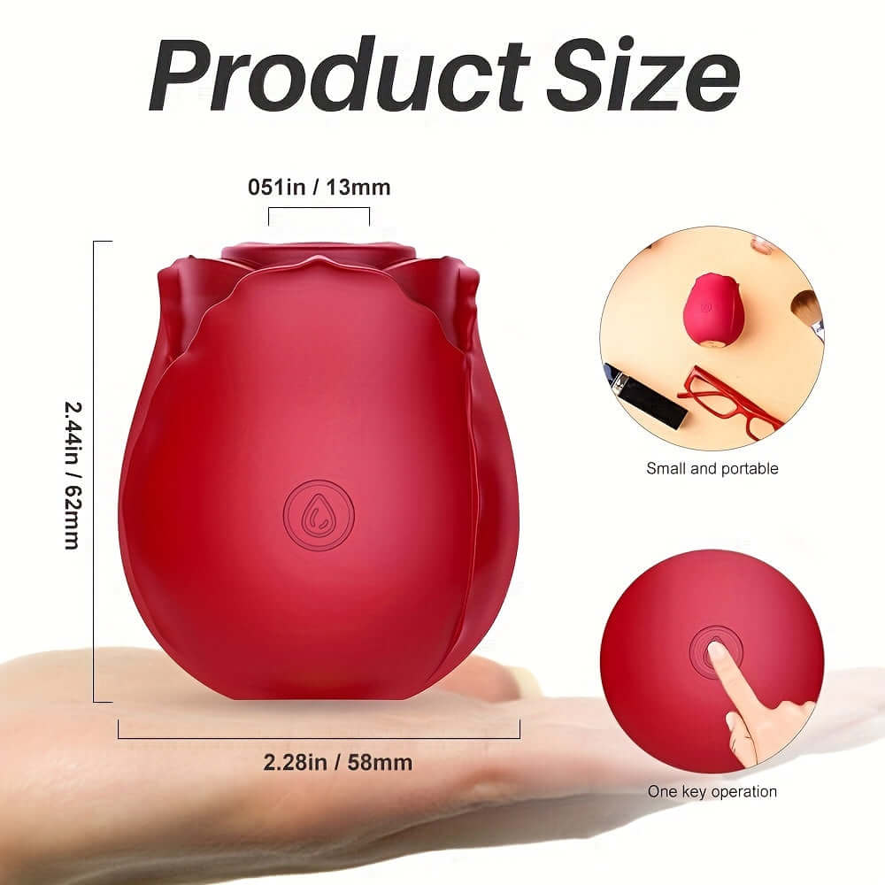 Rose Clit Sucker 10 Distinct Suction USB Charging RoseZoe Rose Clit Sucker 10 Distinct Suction USB Charging RoseZoe