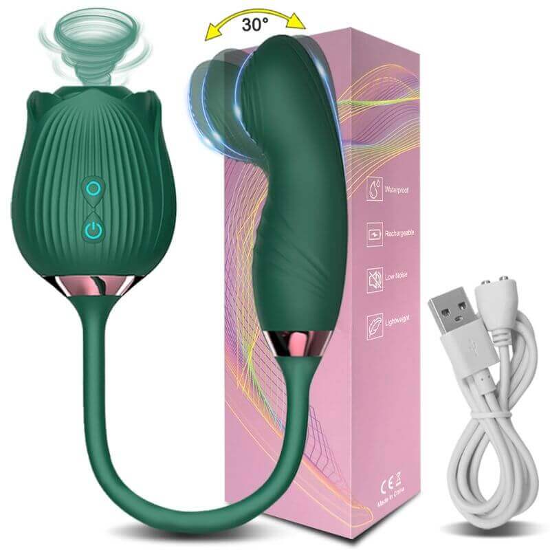 Green option pictured with its box and magnetic USB cable; overlaid motion graphics are illustrative